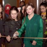 Special Advisor to the Prime Minister of Pakistan on Human Rights and Women Empowerment, Mushaal Hussein Mullick inaugurates exhibition and a celebration of handicrafts by 600 plus Afghan women refugee artisans from all over Pakistan, hosted by the Indus Heritage Trust, supporting Afghan women for sustainable livelihoods