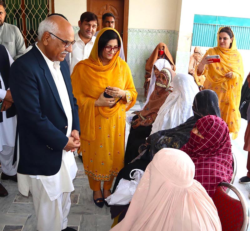 Chairperson Benazir Income Support Programme (BISP), Dr. Muhammad Amjad Saqib visited Point of Sale (POS) retailers in Risalpur, He also interacted with women beneficiaries