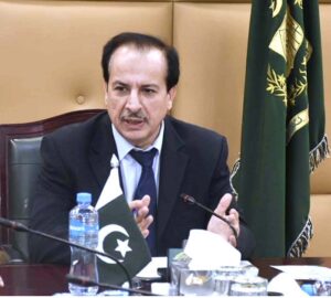 Caretaker Federal Health Minister Dr. Nadeem Jan addressing the Seminar regarding the World Stroke Day