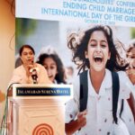 Chairperson National Commission on the Status of Women (NCSW), Nilofar Bakhtiar addressing national conference on ending child marriage
