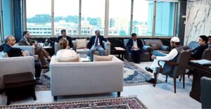 Caretaker Federal Minister for IT and Telecommunication, Dr. Umar Saif chairing meeting on National Space Policy