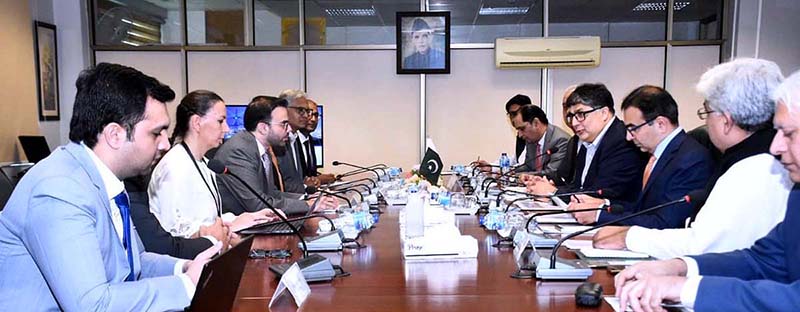 Caretaker Federal Minister for Privatisation Fawad Hasan Fawad and Caretaker Federal Minister for Energy Muhammad Ali jointly chaired a meeting with representatives of IFC/ World Bank regarding restructuring of DISCOs.