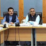 Senator Saifullah Abro, Chairman Senate Standing Committee on Power presiding over a meeting of the committee at Parliament Lodges