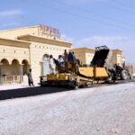 Labourers engages in construction of BUITEMS Road