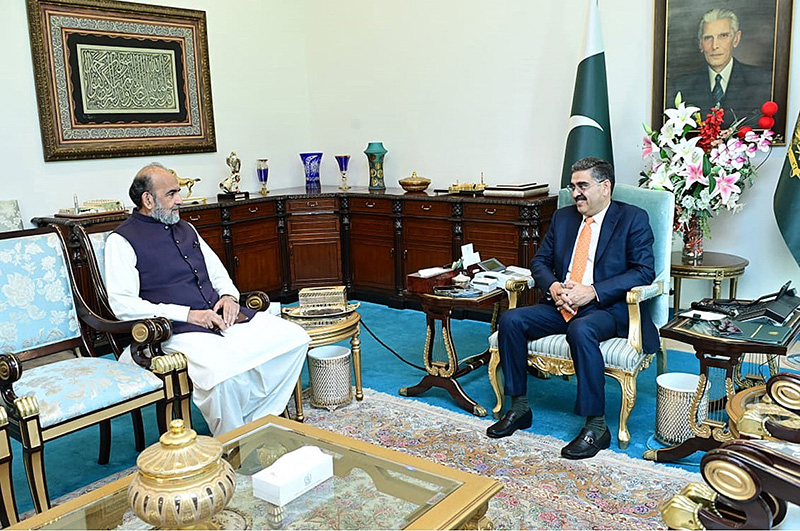 Chairman Council of Islamic Ideology Qible Ayaz called on Caretaker Prime Minister Anwaar-ul-Haq Kakar