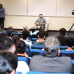 Caretaker Prime Minister Anwaar-ul-Haq Kakar participates in an interactive session with the students of Lahore University of Management Sciences (LUMS)