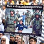 Pakistan's political party Jamiat Ulma-e-Islam and activists participating in a rally outside press club while thousands of people protested across the country after Friday prayers against Israel’s siege and fierce bombing on the Gaza Strip in retaliation to Hamas attacks