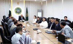 A delegation of Asian Development Bank (ADB) led by Senior Director, Human & Social Development Sector Office, Sectors Group (SG-HSD), Ayako Inagaki, met with Deputy Chairman Planning Commission, Muhammad Jehanzeb Khan at his office