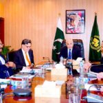 Caretaker Federal Minister for Railways, Shahid Ashraf Tarar chairing a meeting at Ministry of Railways