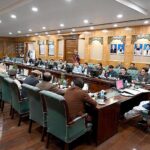 Chief Minister Gilgit-Baltistan Haji Gulbar Khan chairing cabinet meeting