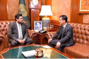 Governor Sindh Kamran Khan Tessori meets with Consul General of South Korea Yi Sung Ho at Governor House