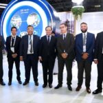 Caretaker Federal Minister for IT and Telecommunication Dr. Umar Saif in a group photo after meeting with Regional GM of Cisco at GITEX Global