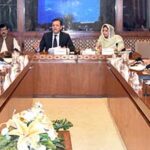 Senator Walid Iqbal, Chairman Senate Standing Committee on Human Rights presiding over a meeting of the committee at Parliament House.