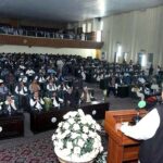 Federal Secretary for Power Division, Rashid Mahmood Langrial addressing ceremony of "Zero-theft Zero-Loadshedding Mardan" initiative at Town Hall