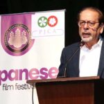 President Arts Council of Pakistan, Muhammad Ahmed Shah addresses the audiences during the two days Japanese Film Festival organized by Arts Council of Pakistan