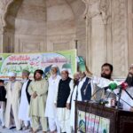Chairman Of Ruet-E-Hilal Committee,,Maulana Abdul Khabeer Azad Khateeb of Badshahi Masjid Lahore addressing Sirat Rahmatah Lal Alameen (peace be upon him) conference.
