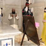 Special Assistant to Prime Minister for Human Rights and Women Empowerment Ms. Mushaal Hussein Mullick offering Fateha at Mazar-e-Iqbal