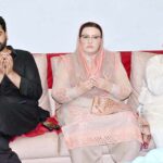 Former Federal Minister and Central Information Secretary of Istekam-e-Pakistan Party (IPP) Dr Firdous Ashiq Awan is offering condolence with sons of deceased Arshad Mehmood Baggu Advocate (Former MPA ,Jamat –e-Islami Leader )