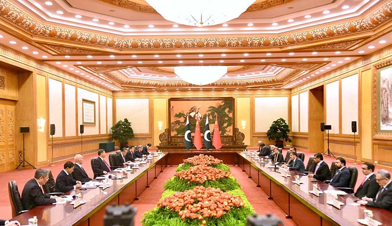 Prime Minister Anwaar-ul-Haq Kakar meets Chinese President Xi Jinping