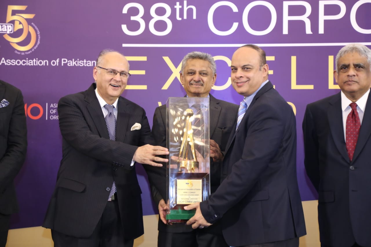 Lucky Cement wins Management Association of Pakistan's top Corporate Excellence Award 2023