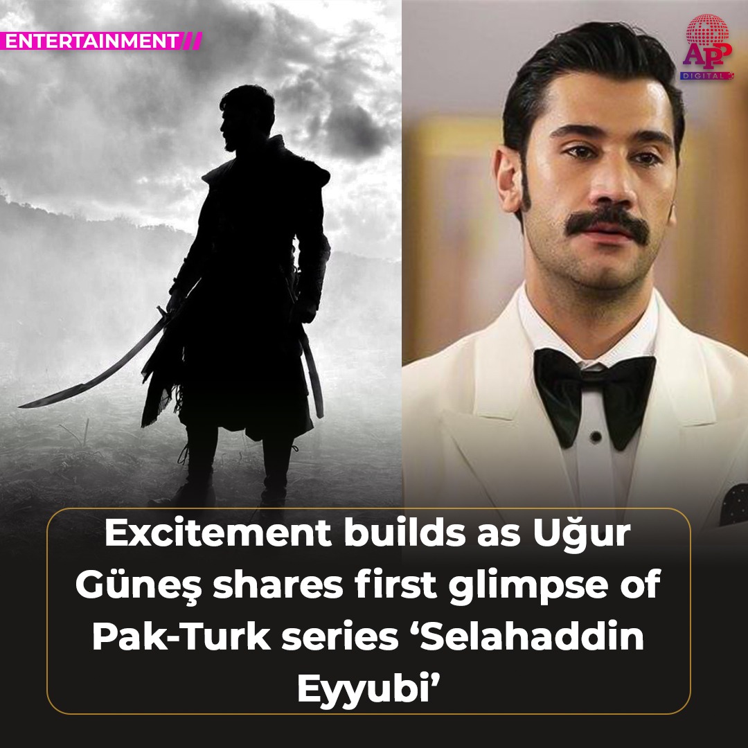 Uğur Güneş drops first look of Pak-Turk series ‘Selahaddin Eyyubi’