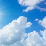 Partly cloudy weather