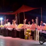Vendors waiting for customers to sell fruits at KhanaPul