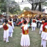 Folk dancers performances during the ten-day "Folk Festival Lok Mela" at Lok Virsa.