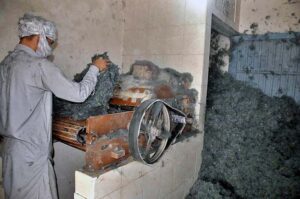 Worker busy arranging quilts at his shop for upcoming winter season at their workplace as the demand of warm goods increased after the temperature dropping rapidly in the city