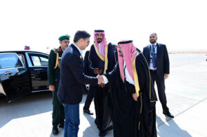 Caretaker Prime Minister, Anwaar-ul-Haq Kakar departs for Pakistan after completing his three day official visit of Kingdom of Saudi Arabia