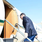 Caretaker Prime Minister, Anwaar-ul-Haq Kakar departs for Pakistan after completing his three day official visit of Kingdom of Saudi Arabia