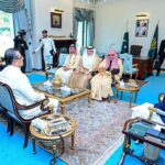 Imam-e-Kabah H.E Professor Dr. Sheikh Saleh bin Abdullah bin Humaid calls on Caretaker Prime Minister Anwaar-ul-Haq Kakar
