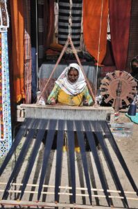 An artisan performing skills and showcasing his work during Ten-Days Folk Festival ‘Lok Mela’ at Lok Virsa
