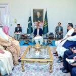 Imam-e-Kabah H.E Professor Dr. Sheikh Saleh bin Abdullah bin Humaid calls on Caretaker Prime Minister Anwaar-ul-Haq Kakar