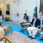 Imam-e-Kabah H.E Professor Dr. Sheikh Saleh bin Abdullah bin Humaid calls on Caretaker Prime Minister Anwaar-ul-Haq Kakar