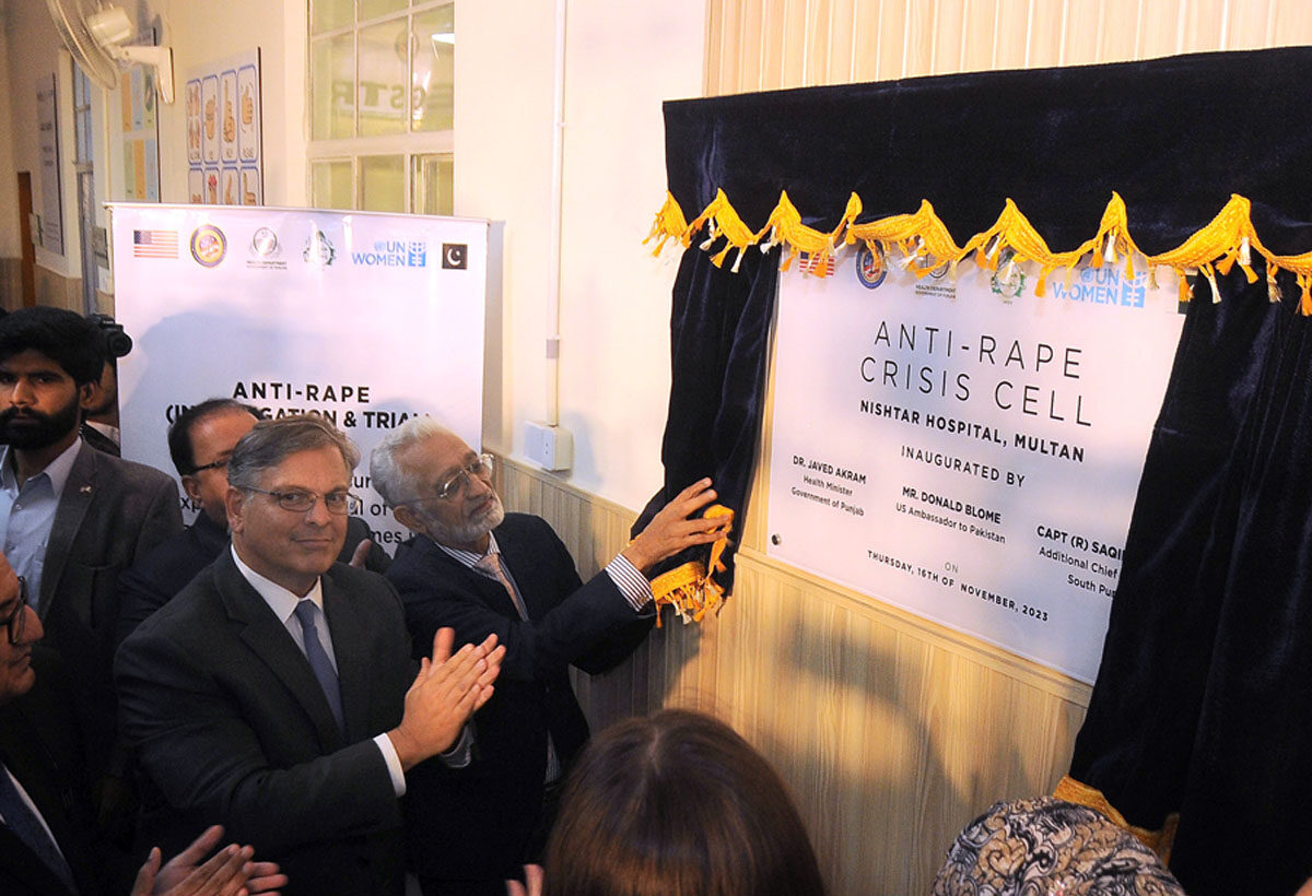 US Ambassador opens Punjab's first ARCC at Nishtar Hospital