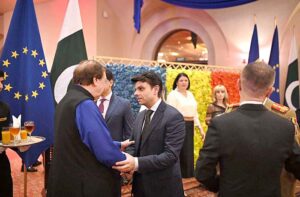 SAPM, Jawad Sohrab Malik attends Romanian National Day Celebration event.