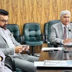 Federal Minister for National Food Security & Research Dr. Kausar Abdullah Malik chairing a meeting of All Pakistan Solvent Extractors Association at Ministry of NFS&R