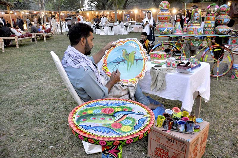 Folk singers performances during the Ten-Day "Folk Festival Lok Mela" at Lok Virsa