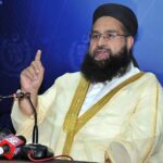 Special Assistant to Prime Minister on Interfaith Harmony Maulana Tahir Ashrafi addressing a press conference.
