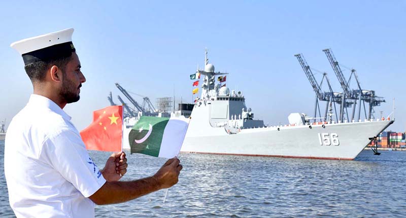 Pak-China Joint Naval Exercise "Sea Guardian-2023" commenced with an aim to enhance bilateral cooperation and interoperability between the navies of both countries.