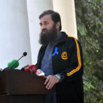 Governor Punjab Muhammad Baligh-ur-Rehman addressing on the occasion of World Diabetes Day at Governor House.