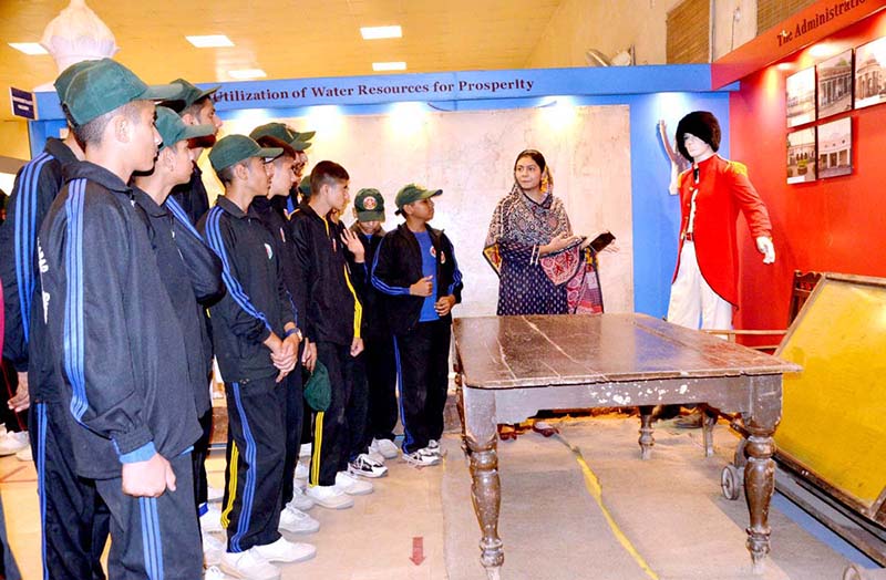 Students of Cadet College are visiting Lyallpur Museum