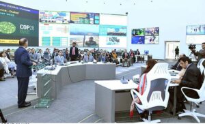 Caretaker Prime Minister Anwaar-ul-Haq Kakar being briefed by Chairman NDMA Lt. General Inam Haider Malik, Chairman NDMA regarding National Strategy for Disaster Management. 