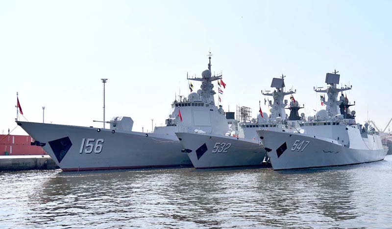 Pak-China Joint Naval Exercise "Sea Guardian-2023" commenced with an aim to enhance bilateral cooperation and interoperability between the navies of both countries.