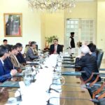 A delegation of the Pakistan Broadcasters' Association called on caretaker Prime Minister Anwaar-ul-Haq Kakar.