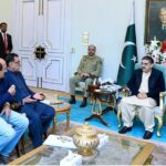 A delegation of Gwadar Shipping Clearing Agents calls on Caretaker Prime Minister Anwaar-ul-Haq Kakar