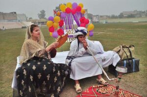 Students are participating in March past during special Education sports Gala at sports Gymnasium