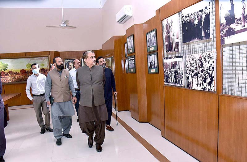 Caretaker Federal Minister for Culture, Heritage Syed Jamal Shah visits National Museum