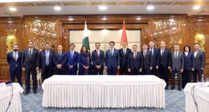 The 4th Session of Kyrgyz-Pakistan Inter-Governmental Commission (IGC) on Trade-Economic and Scientific-Technical Cooperation was held in Bishkek, the Kyrgyz Republic. The IGC was Co-Chaired by Mr. Muhammad Ali, the Federal Minister for Energy (Power Division) of the Islamic Republic of Pakistan and Mr. Baisalov Edil Zholdubaevich, the Deputy Chairman of the Cabinet of Ministers of the Kyrgyz Republic